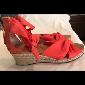 Ugg Espadrilles ribbon ankle tie
